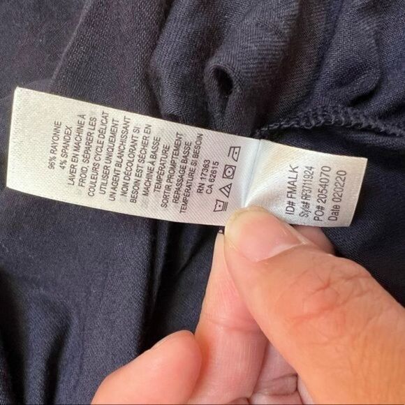 Refinery 29 Knit Pajama Racerback Tank Top Navy Small - Picture 10 of 10